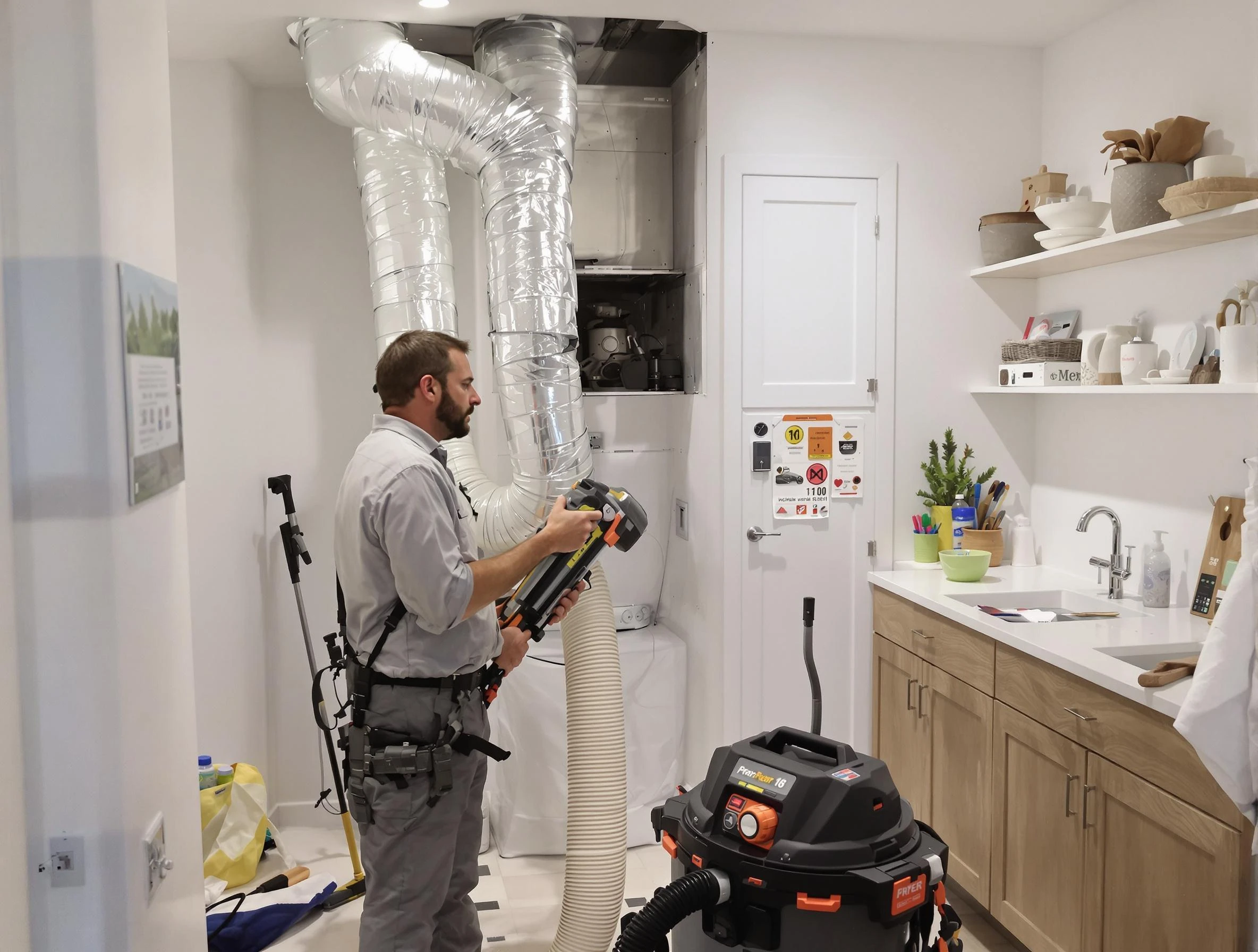Clogged Dryer Vent Cleaning in Canton